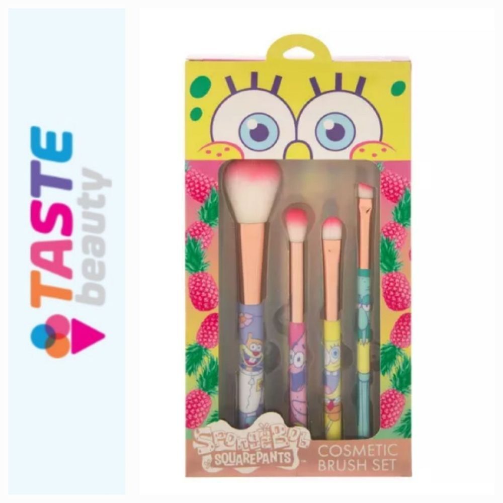 Taste Beauty‎ X SpongeBob Square Pants 4-PC Brush Set